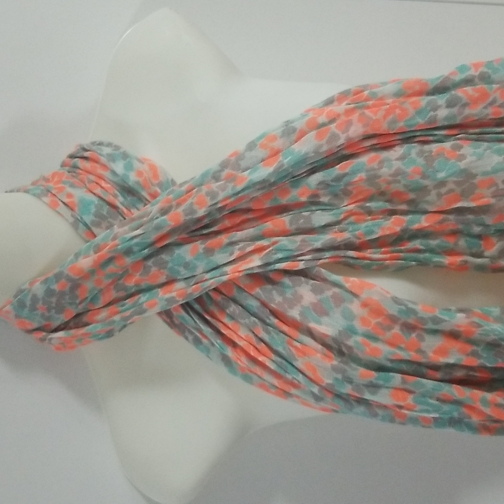 Scarf - Bright Colored Splatter Pattern - image 3
